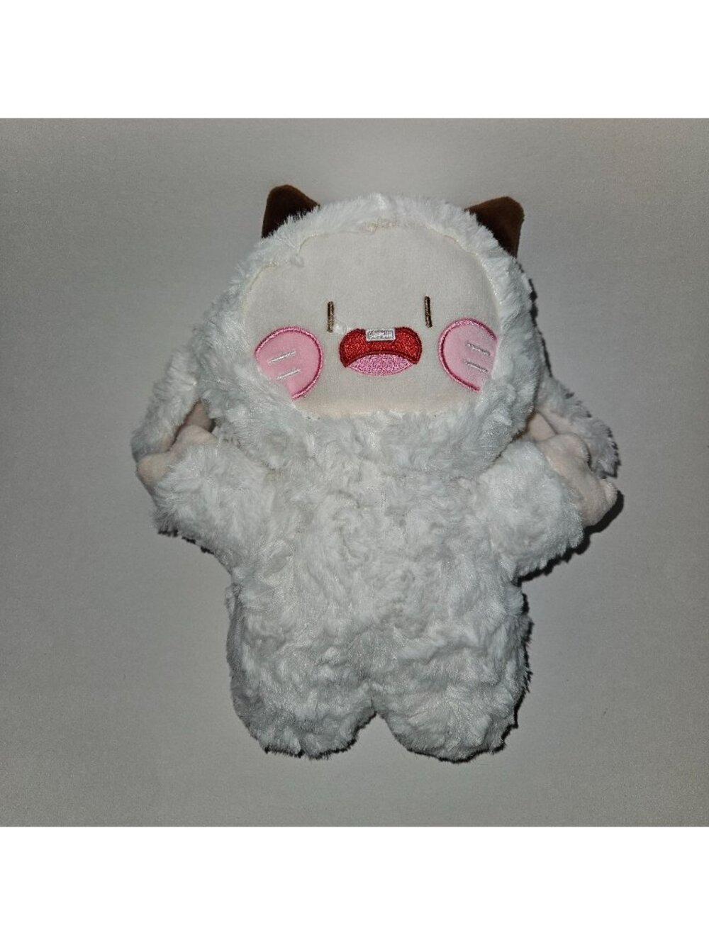Tongfeng Kawaii White Sheep Lamb Goat Plush 9" Stuffed Toy Soft Anime Sewn Eyes